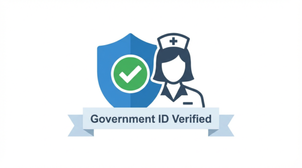 Badge: government ID verified